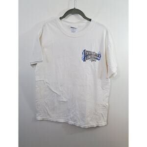 Reebok Vintage Women's 2004 Nashville 1/2 Marathon Tee White Graphic Tee Medium